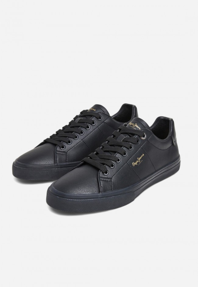 Zapatillas negras Pepe Jeans Kenton Rise para hombre – estilo urbano con actitud impecable