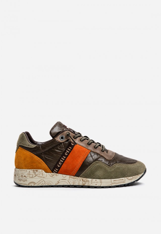 Zapatillas Cetti C-1370 de hombre kaki multicolor para recorrer el mundo con estilo