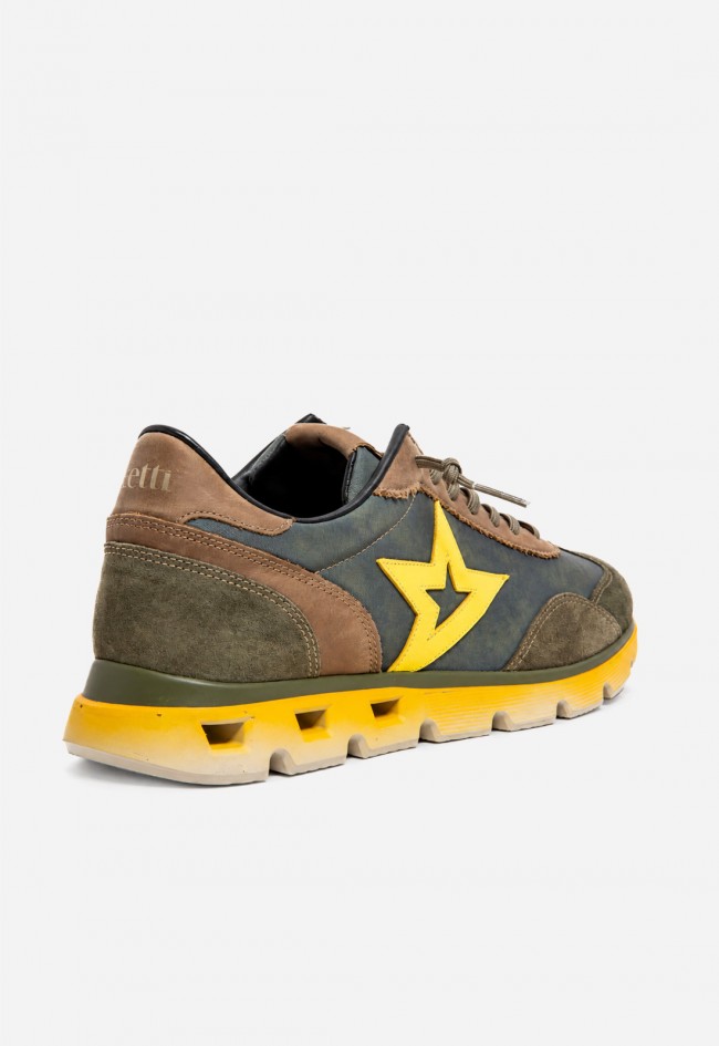 Zapatillas Cetti C-1259 XL de hombre kaki para caminar fuera de lo convencional