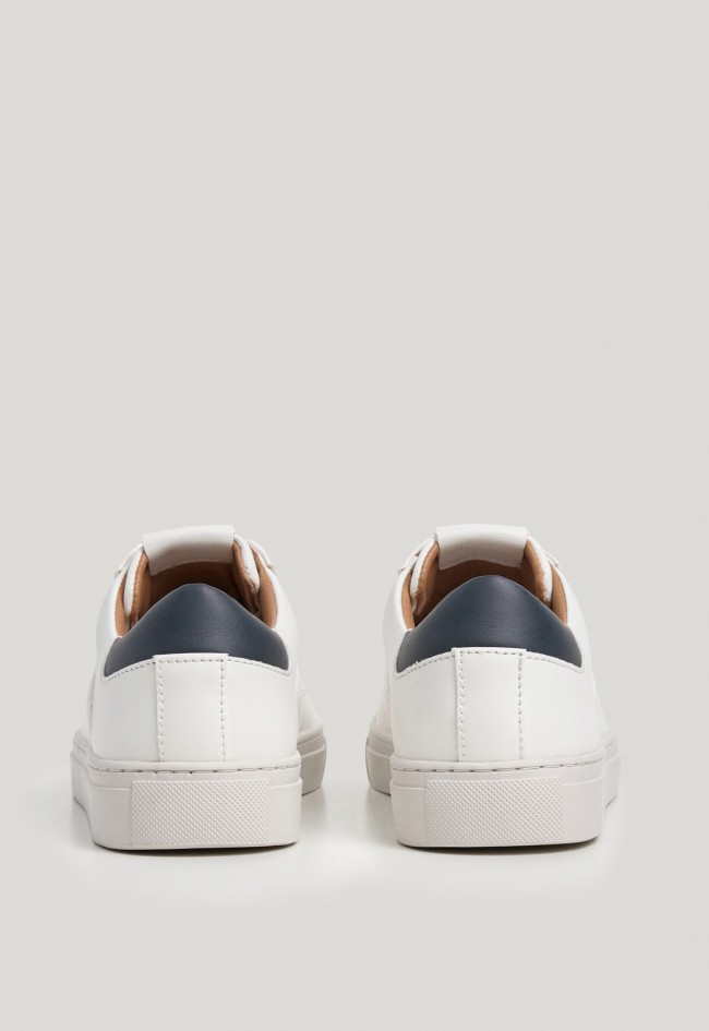 Zapatillas Pepe Jeans Joe para hombre blancas con suela cupsole para elevar tus looks urbanos