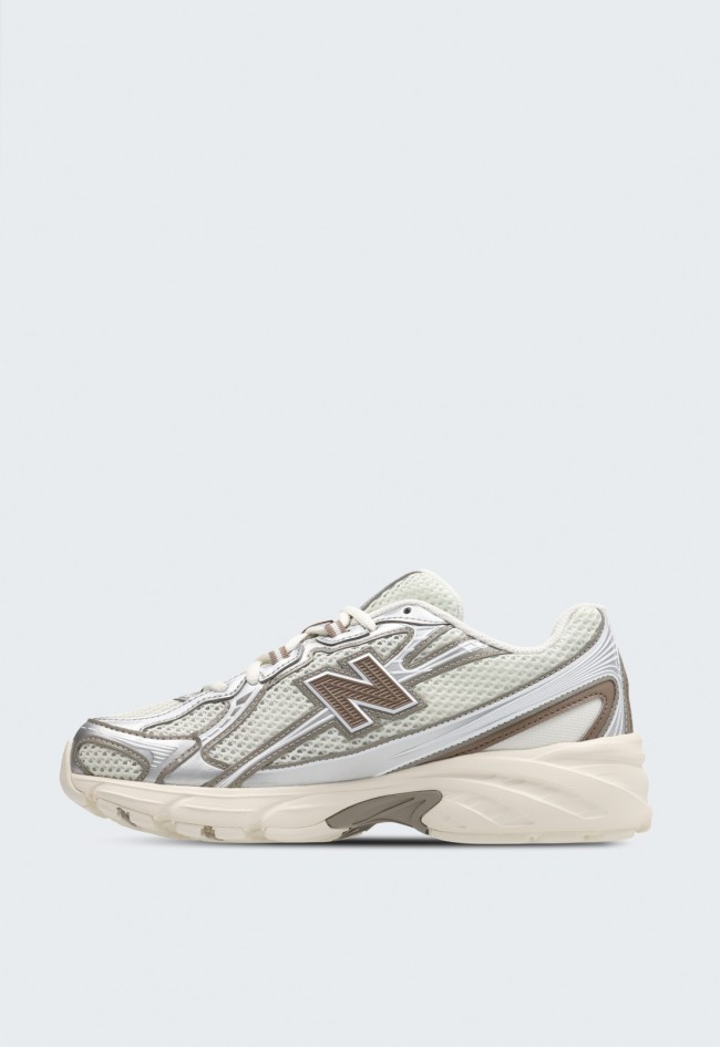 Zapatillas New Balance 740 de mujer crema y marrón con amortiguación ABZORB para conquistar la ciudad