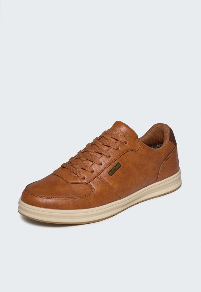Zapatillas Skechers 211459 de hombre de piel marrón para caminar con estilo y comodidad