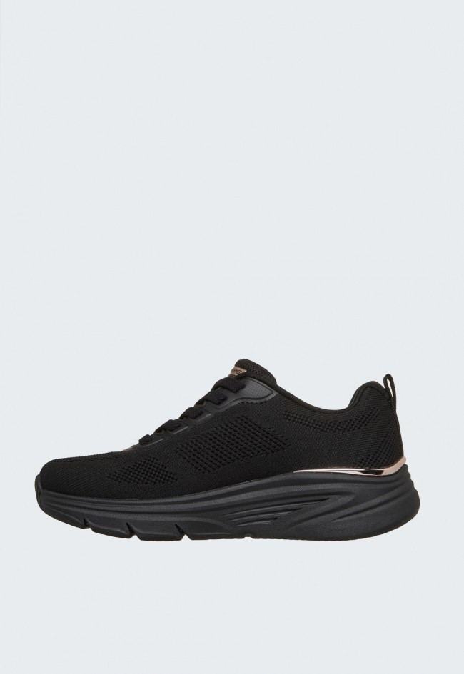 Zapatillas Skechers BOBS Sport Arch Fit Elev8 negras de mujer para avanzar cómoda y segura
