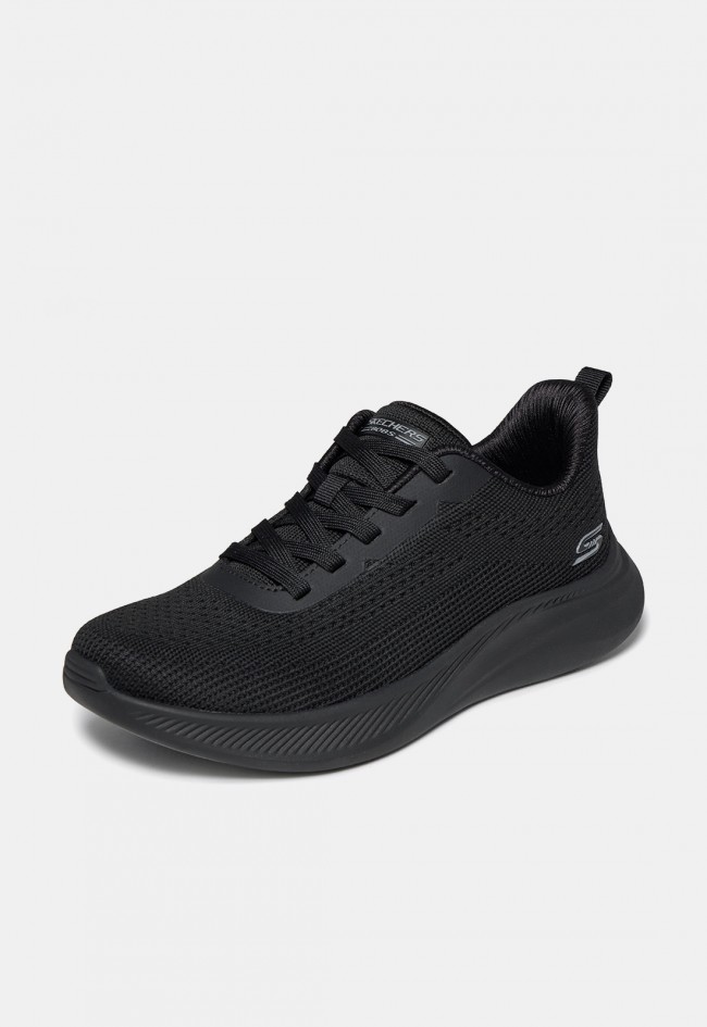 Zapatilla deportiva de mujer Skechers Squad Chaos SR negra con Memory Foam, comodidad para todo el día