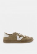 Zapatilla barefoot de mujer Victoria Olmo de serraje beige, libertad natural y comodidad
