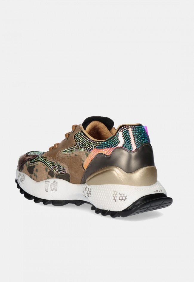 Zapatilla chunky de mujer EXE D190608-171 de material sintético, diseño llamativo y actual