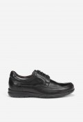 Zapato cómodo de hombre Fluchos Luca 8498 de piel negra con tecnología Shock Absorber