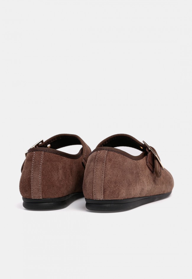 Bailarina Mary Jane Benson 84795 de mujer de piel tostada, diseño en tendencia con estilo sofisticado