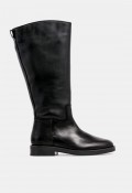 Bota hípica de mujer GLO Fara de piel negra, elegancia ecuestre para cada día