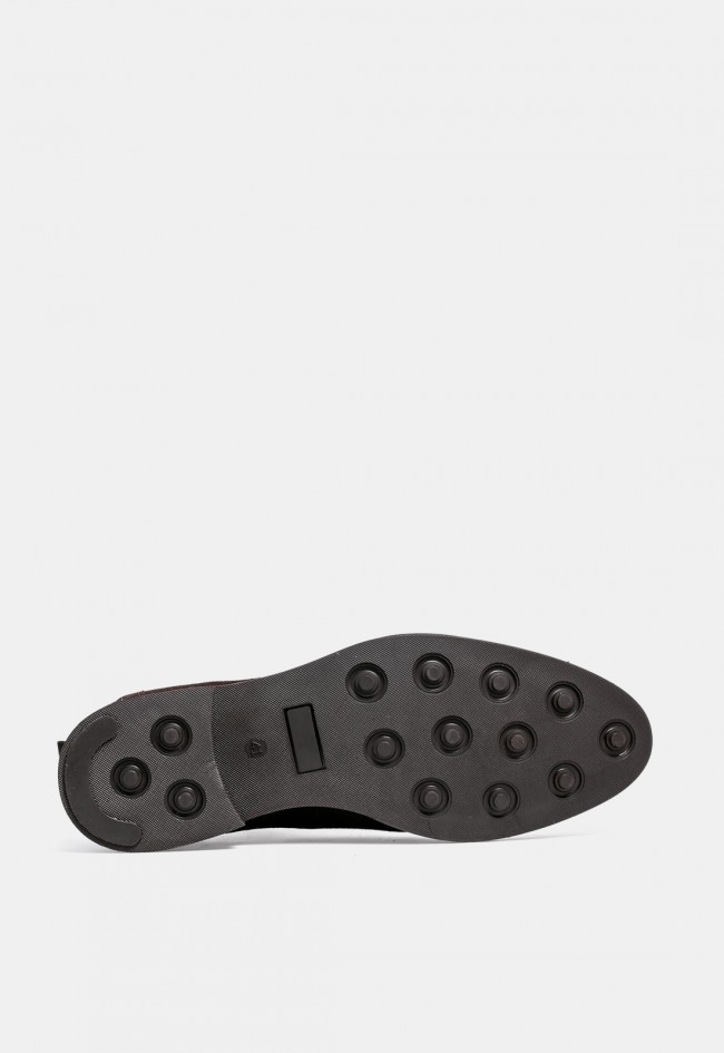 Botín Chelsea de hombre VAS 7005 de piel marrón chocolate, elegante y versátil