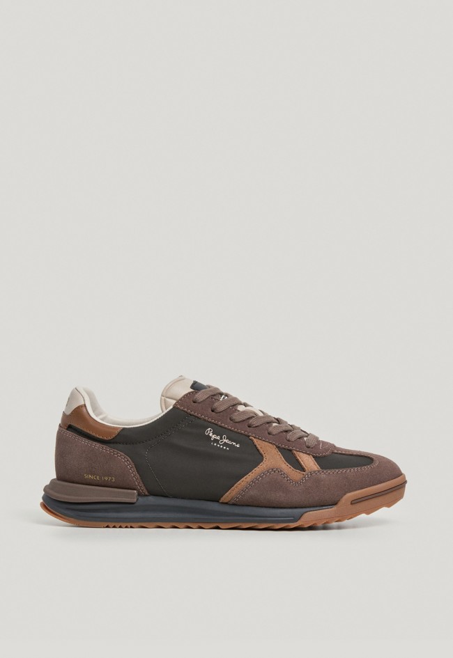 Zapatilla deportiva de hombre Pepe Jeans Marvin Edition marrón
