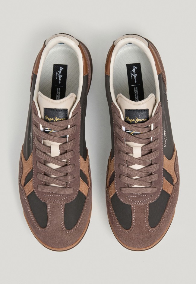 Zapatilla deportiva de hombre Pepe Jeans Marvin Edition marrón