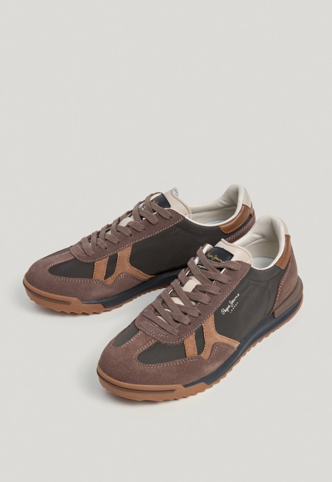 Zapatilla deportiva de hombre Pepe Jeans Marvin Edition marrón