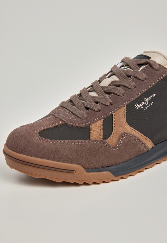 Zapatilla deportiva de hombre Pepe Jeans Marvin Edition marrón