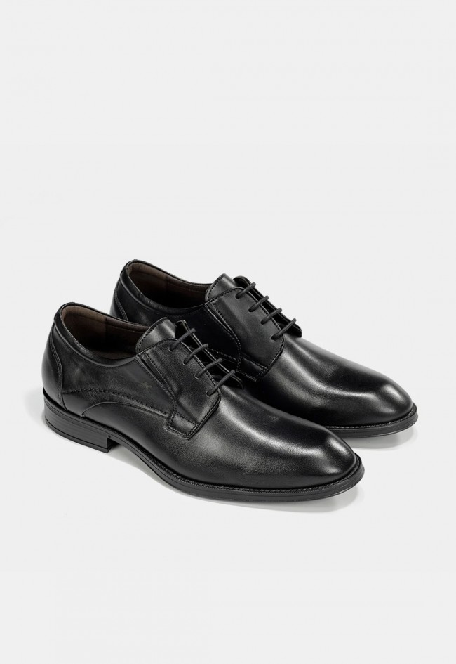 Zapato de vestir Fluchos Nantes F2488 de hombre en piel negra, elegancia atemporal