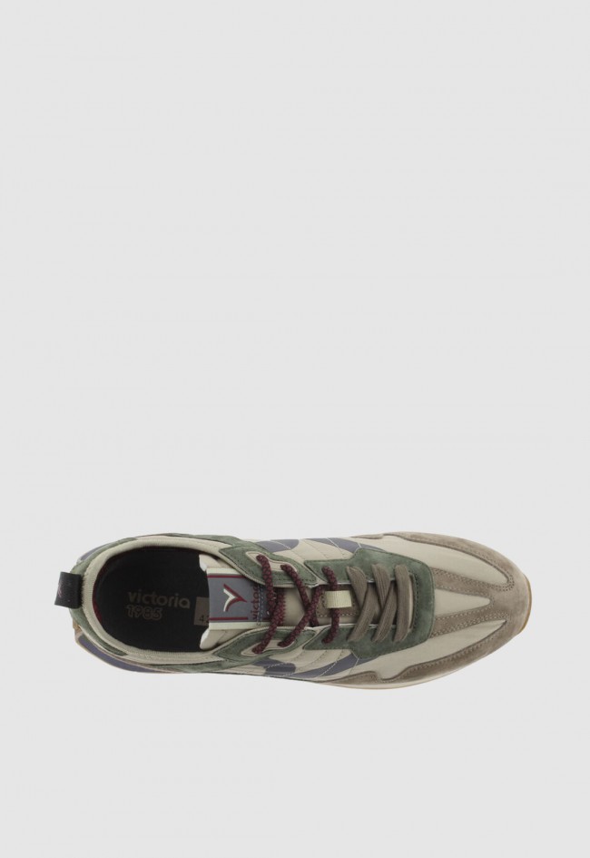 Zapatillas Victoria Bolt Nylon unisex multicolor, estilo retro y suela tricolor