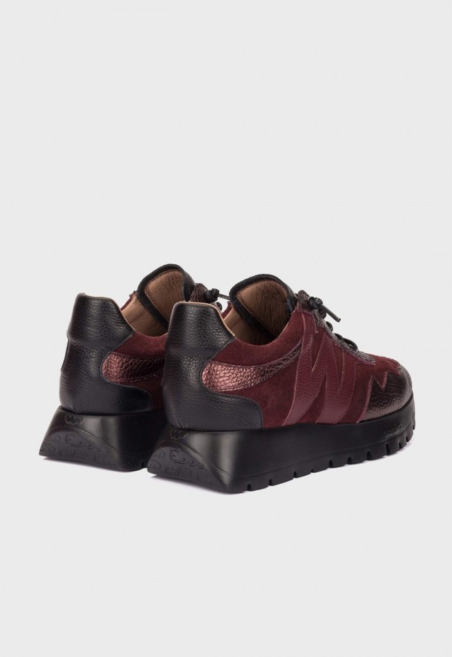 Zapatilla deportiva de mujer Wonders Odisei 110 metalizada, ligera y confortable