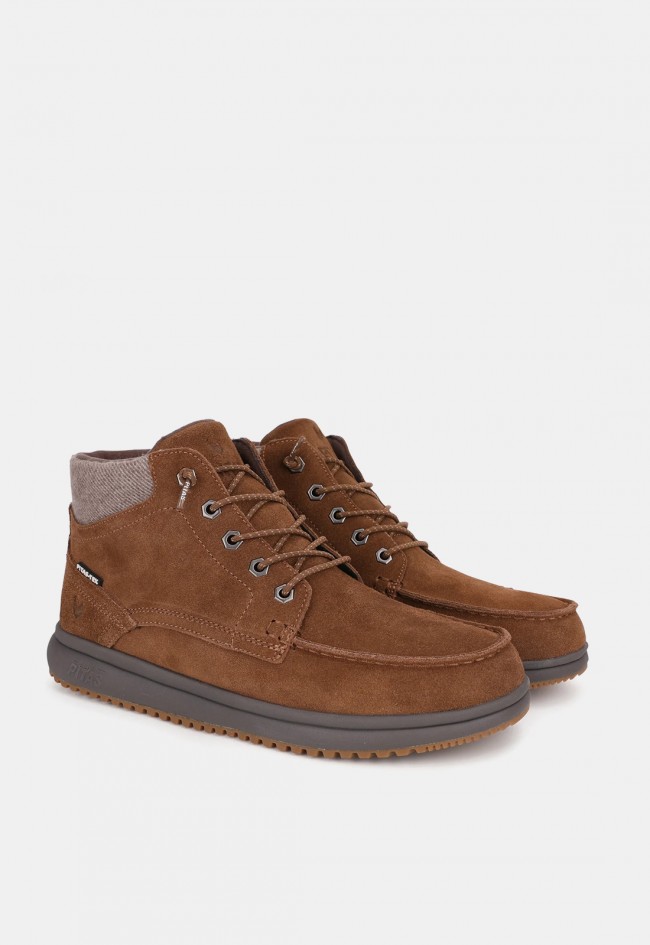 Bota de hombre Pitas Tokio camel con PITAS-TEX, ligera y protegida frente al frío