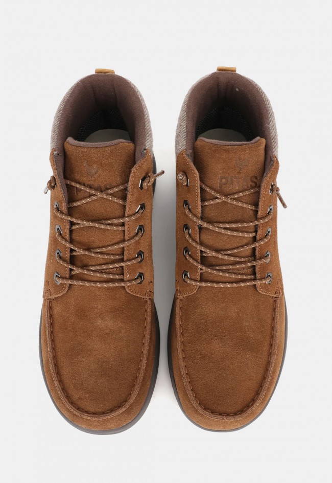 Bota de hombre Pitas Tokio camel con PITAS-TEX, ligera y protegida frente al frío