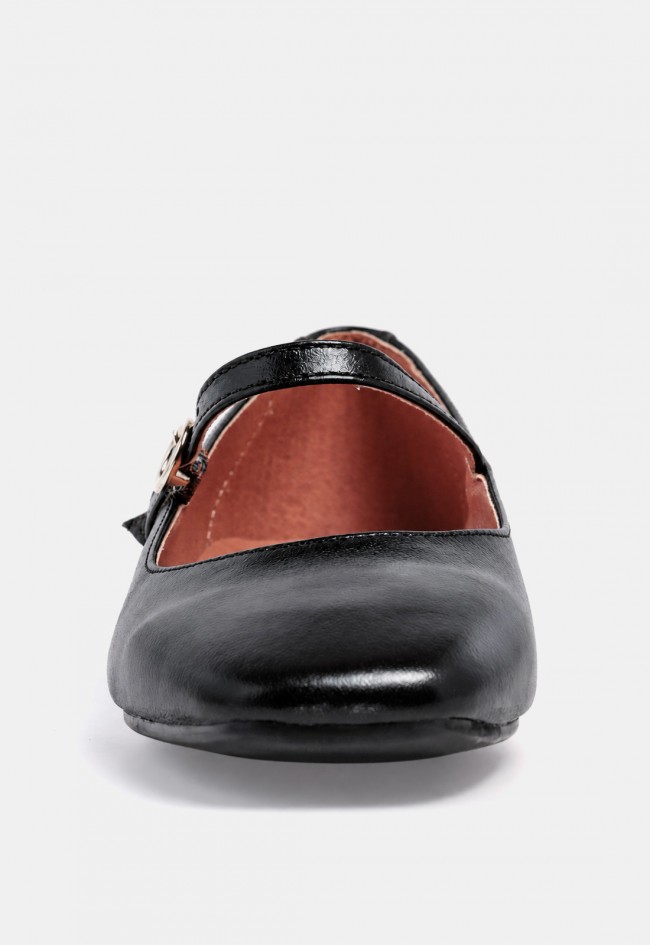 Bailarina Mary Jane VAS 9004 de mujer en piel negra, tendencia