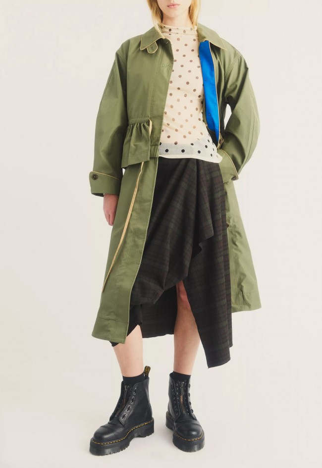 Botas con plataforma Dr. Martens Sinclair de mujer en piel negra
