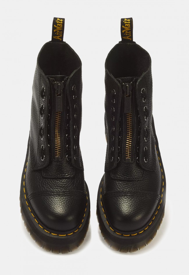 Botas con plataforma Dr. Martens Sinclair de mujer en piel negra