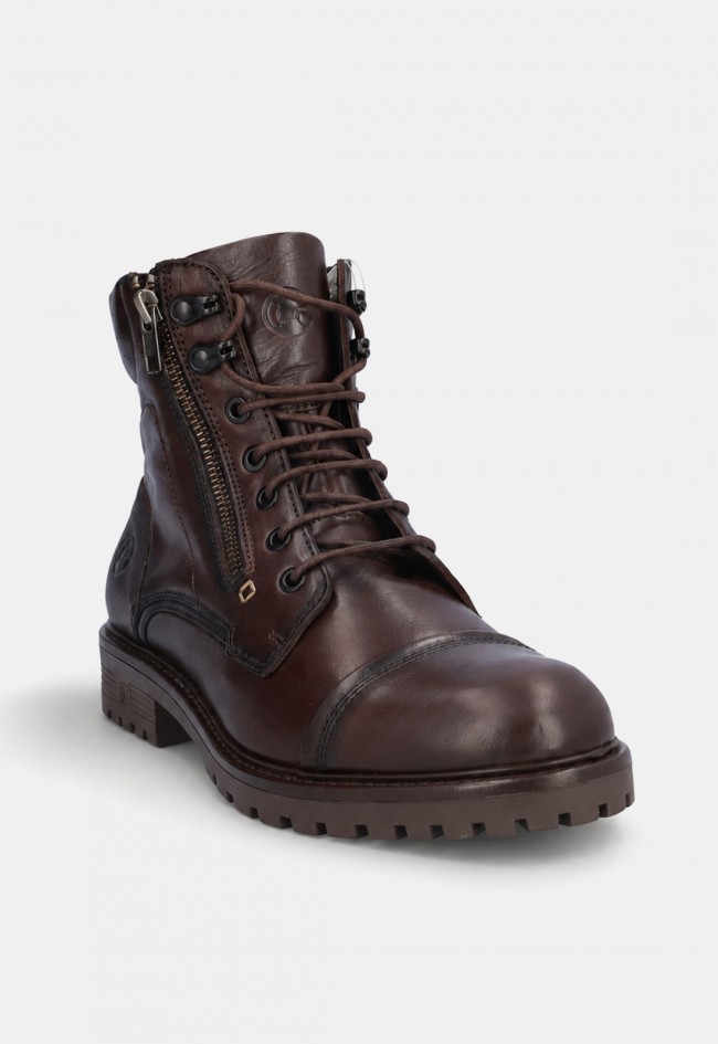 Bota de hombre Coronel Tapioca C2401-18 de piel marrón, estilo urbano con carácter