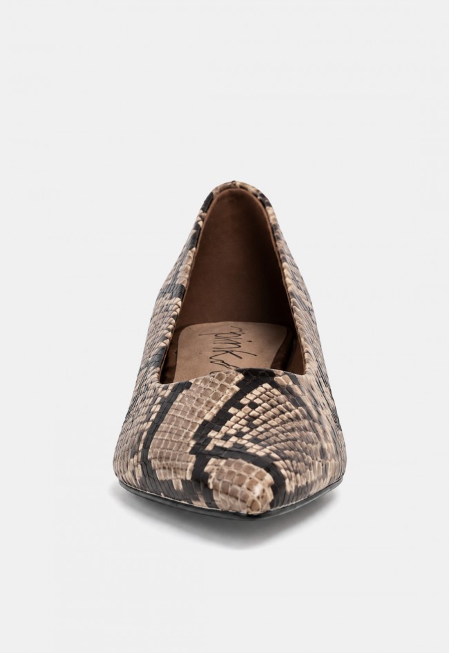 Zapato de vestir de mujer Why Pink? M6700 con animal print, elegancia atrevida en tendencia