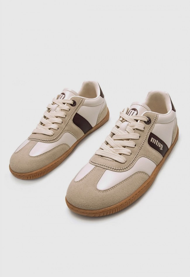 Zapatilla barefoot Mustang Free Aria beige para mujer, diseño minimalista y comodidad natural