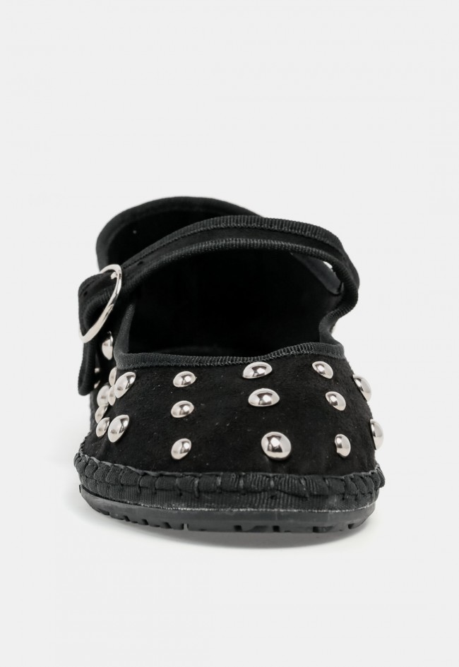 Zapato Mary Jane negro de mujer Why Pink? M6566 con tachuelas, estilo femenino en tendencia