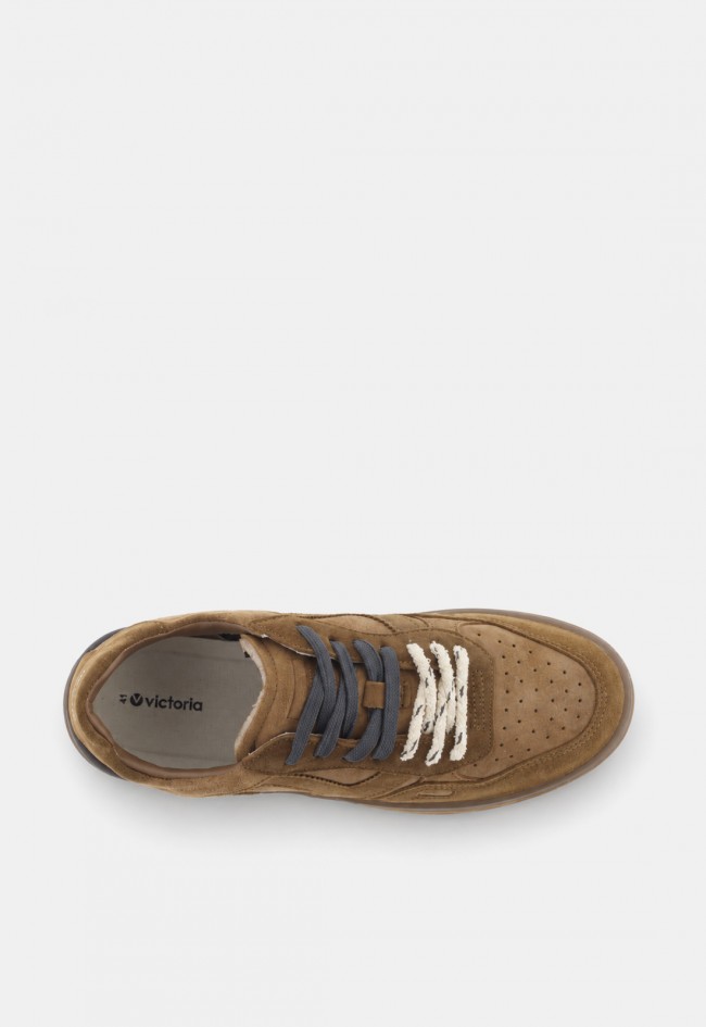 Zapatillas Victoria Seul Serraje unisex con doble cordón y suela caramelo, estilo urbano con personalidad