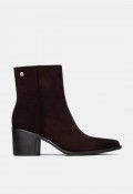 Botín de tacón Xti 14650902 de mujer en marrón chocolate, estilo elegante para cada ocasión