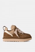 Zapatillas UGG Lowmel de mujer en ante marrón Chestnut | Estilo retro para caminar con actitud