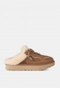 Zueco UGG Lowmel de mujer en ante marrón Chestnut | Comodidad mullida con estilo retro