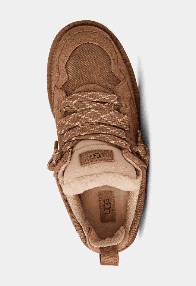 Zapatillas deportivas UGG Lowmel de hombre en ante y textil color Chestnut | Comodidad con energía urbana