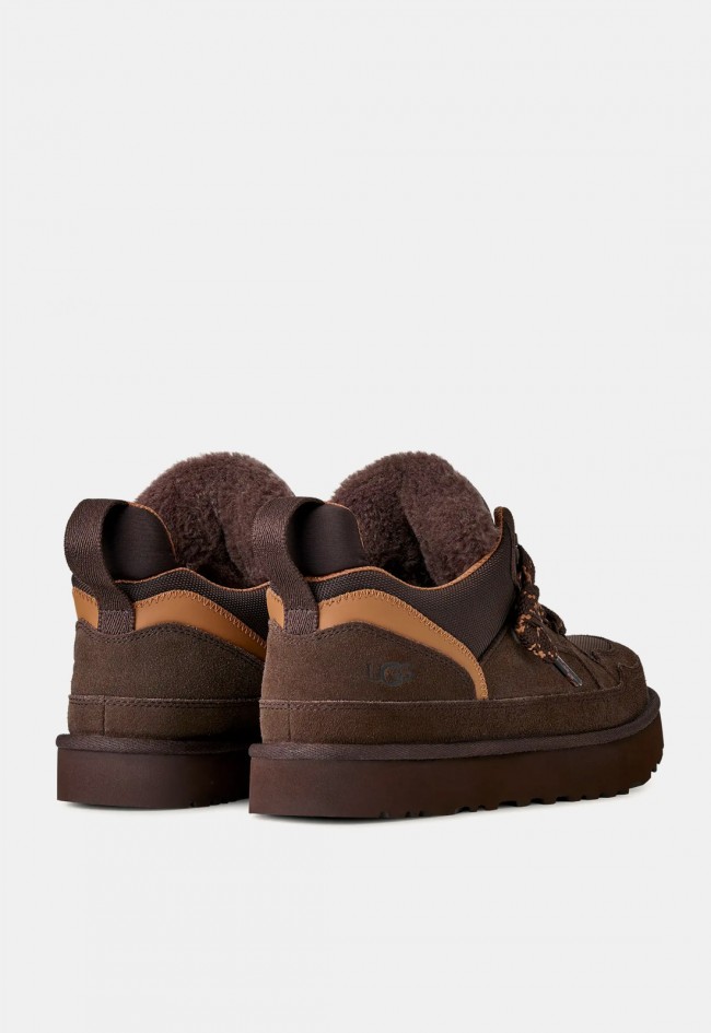 Zapatillas deportivas UGG Lowmel de hombre en ante marrón chocolate | Estilo casual y comodidad