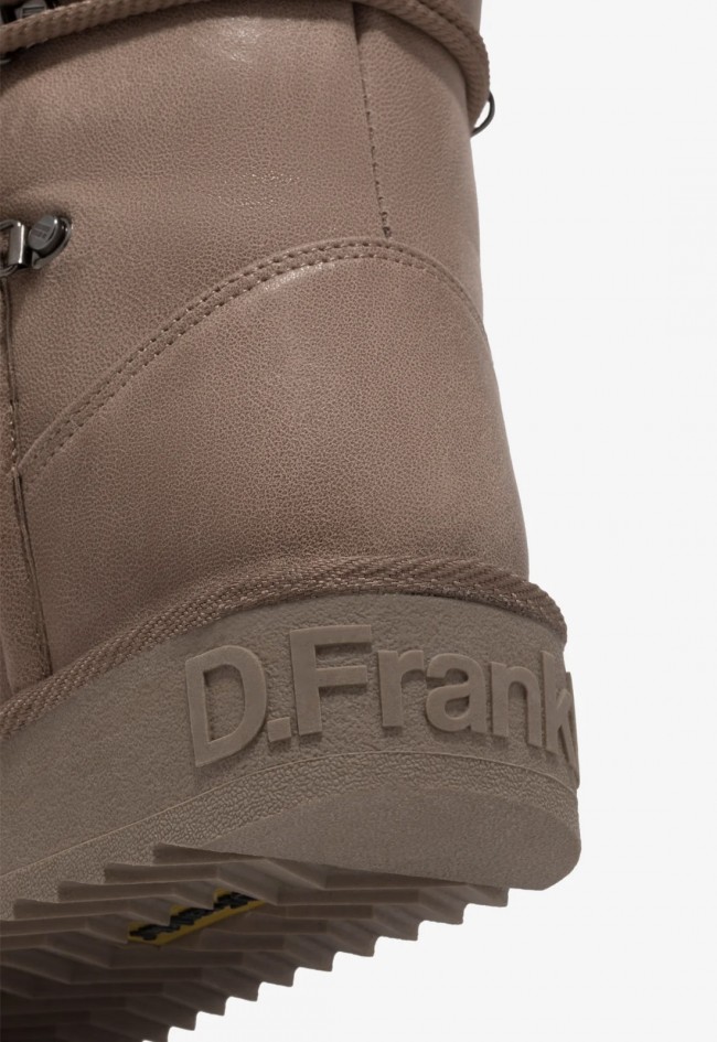 Bota australiana D. Franklin Nordic Trk Fur Taupe de mujer | Calidez y estilo en tono topo