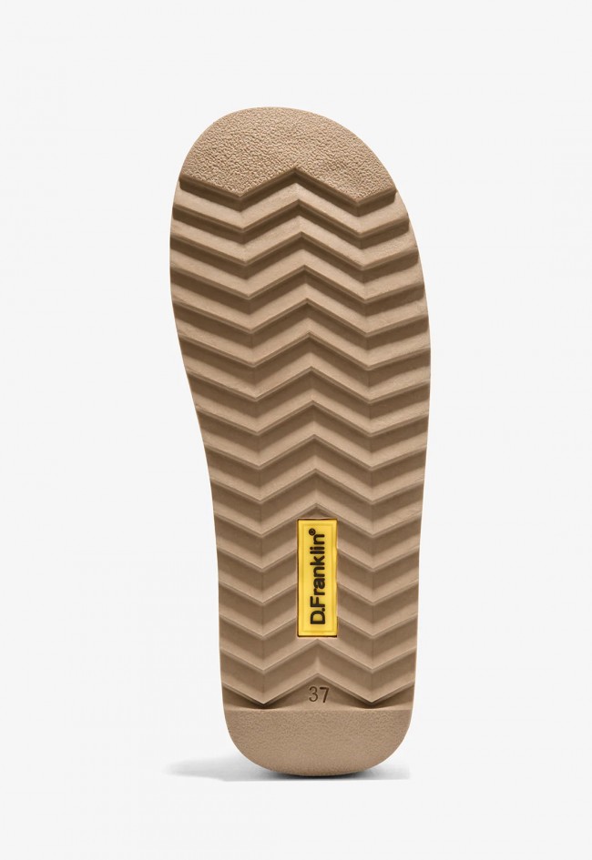 Bota australiana D. Franklin Nordic Low Basic Sand de mujer en color arena | Estilo cálido y minimalista