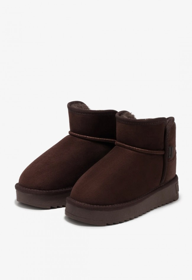 Bota australiana D. Franklin Nordic Low Basic Chocolate de mujer | Calidez urbana para el invierno