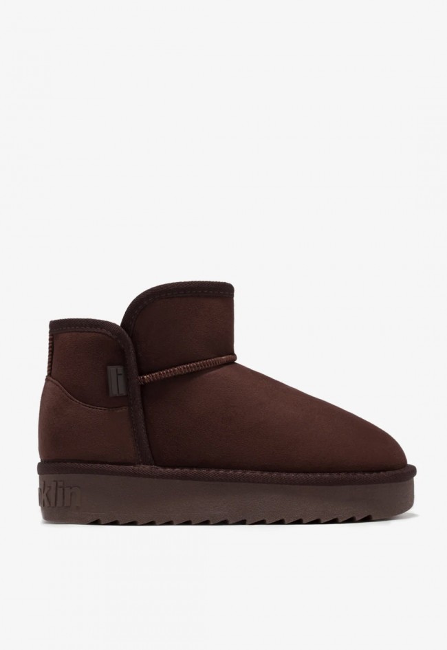 Bota australiana D. Franklin Nordic Low Basic Chocolate de mujer | Calidez urbana para el invierno