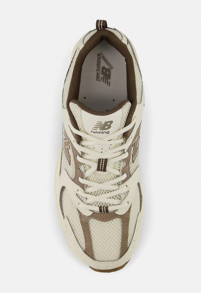 Zapatillas New Balance 530 MR530ASM en blanco roto y marrón | Estilo running retro con ABZORB