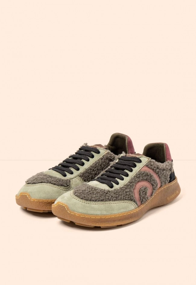 Zapatillas barefoot de mujer El Naturalista Oroel N5435B Forest | Calzado minimalista