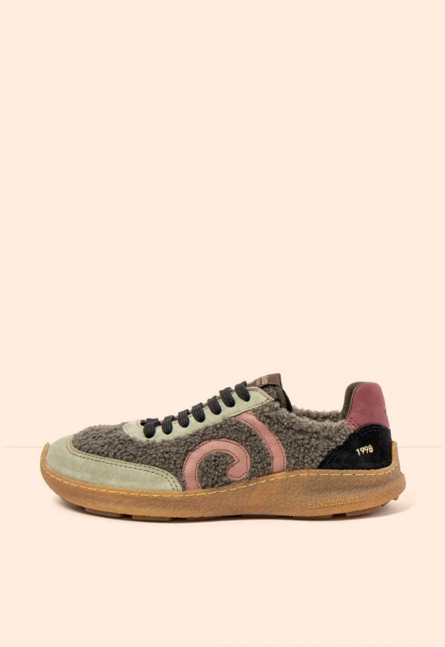 Zapatillas barefoot de mujer El Naturalista Oroel N5435B Forest | Calzado minimalista