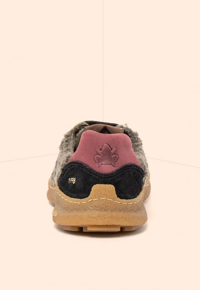 Zapatillas barefoot de mujer El Naturalista Oroel N5435B Forest | Calzado minimalista
