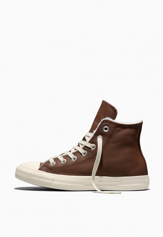 Zapatillas Converse Chuck Taylor All Star Hi Protect marrones | Caña alta y piel