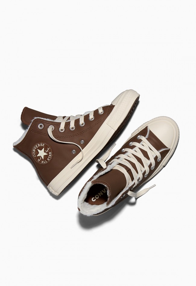 Zapatillas Converse Chuck Taylor All Star Hi Protect marrones | Caña alta y piel