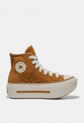 Zapatillas de mujer Converse Chuck Taylor All Star Lift Double Stack camel | Plataforma doble