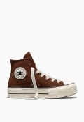 Zapatillas de mujer Converse Chuck Taylor All Star Lift Platform Cozy marrones | Plataforma y calidez