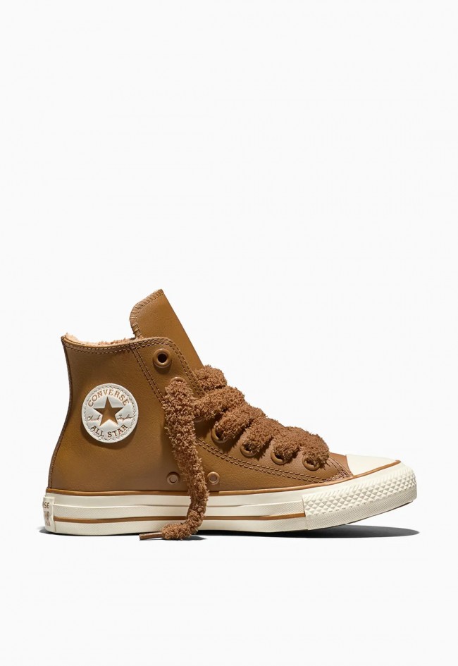 Zapatillas de mujer Converse Chuck Taylor All Star Cozy Leather Incense | Interior cálido