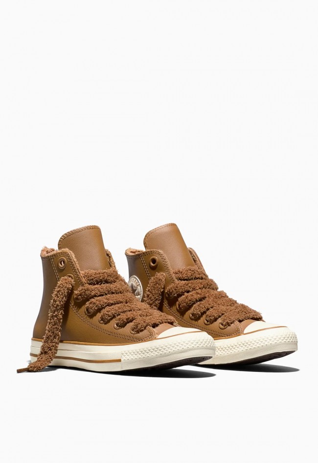 Zapatillas de mujer Converse Chuck Taylor All Star Cozy Leather Incense | Interior cálido